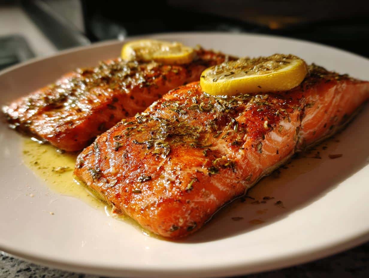 Baked Rainbow Trout (28g Protein)