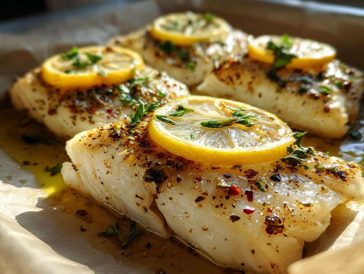Baked Sea Bass (32g Protein)