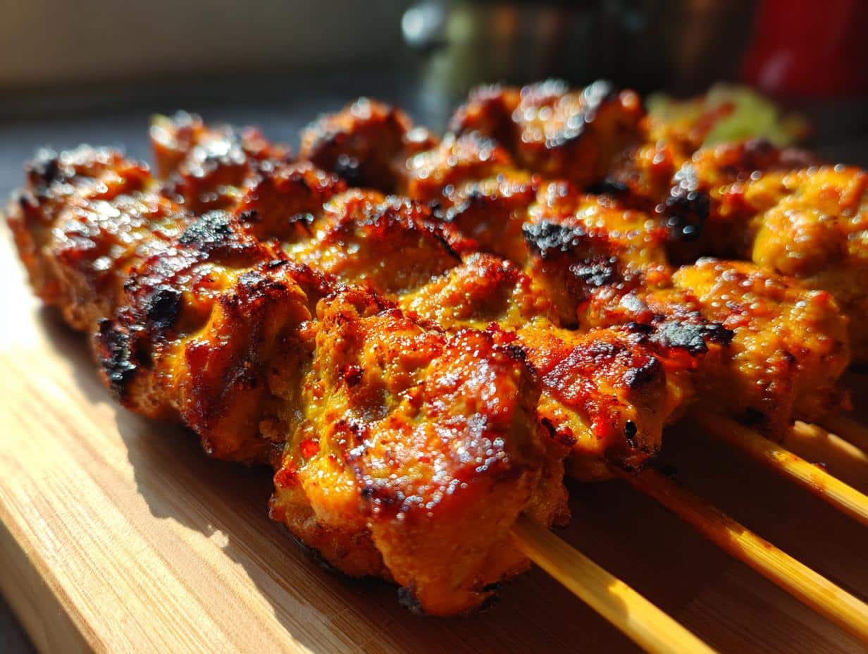 Bang Bang Chicken Skewers