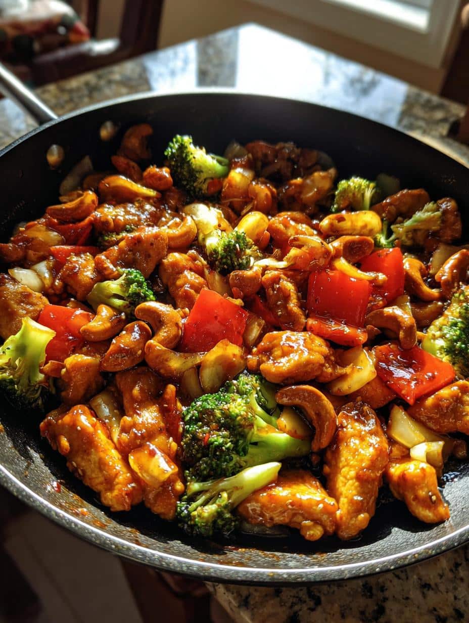 Chinese Chicken with Cashews - detail 1