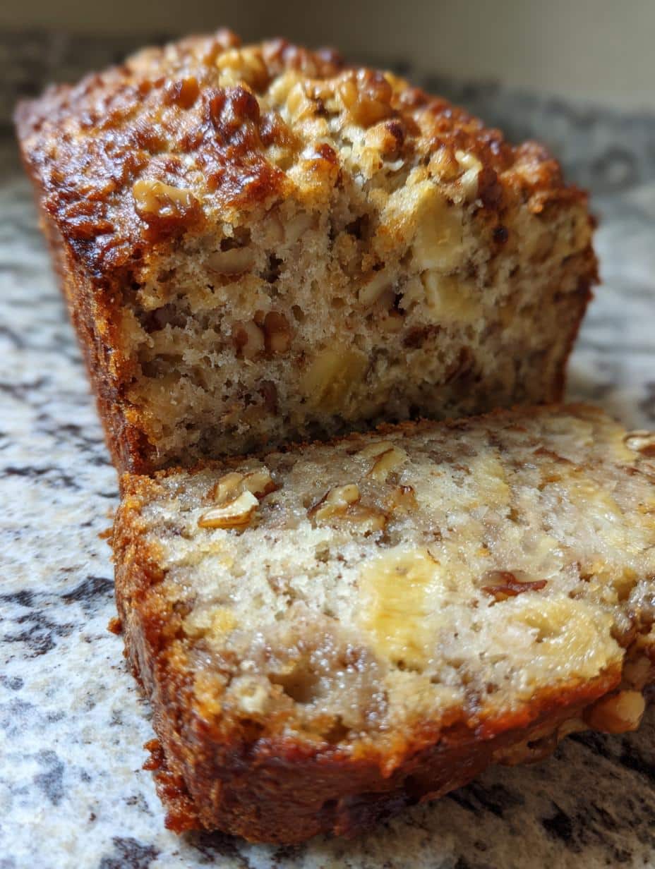 Cottage Cheese Banana Nut Bread - detail 1