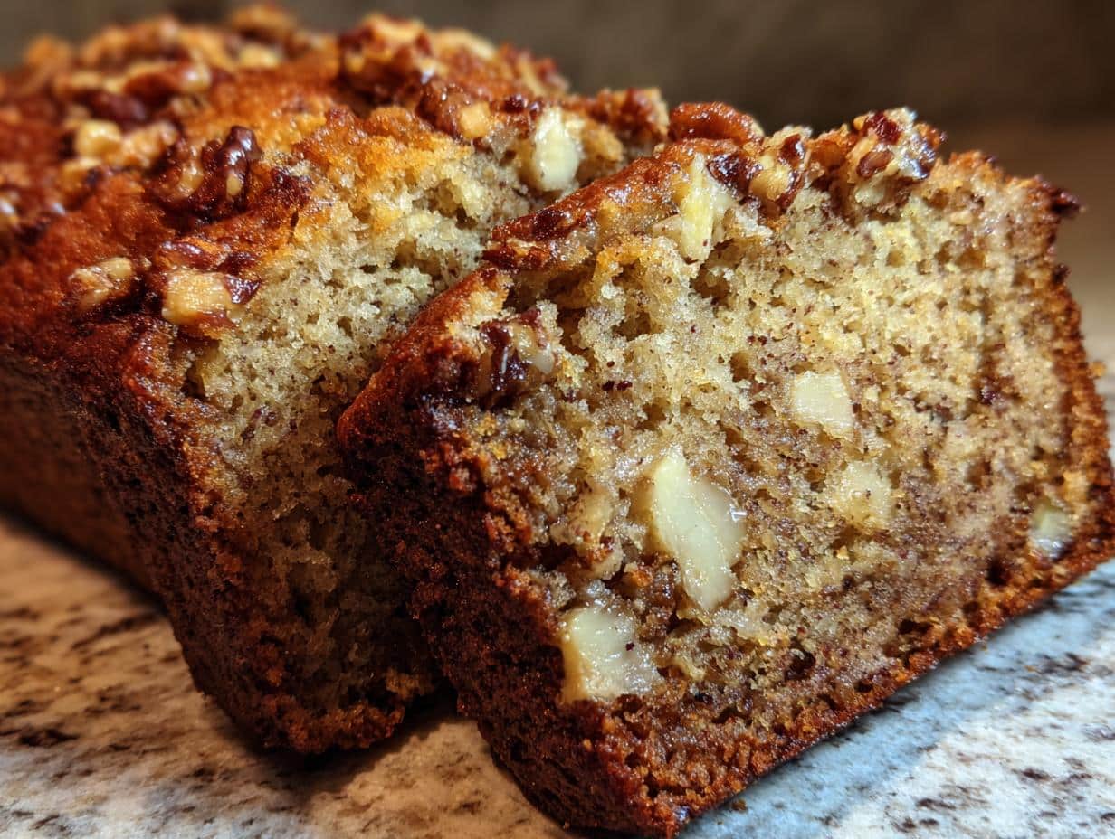 Cottage Cheese Banana Nut Bread