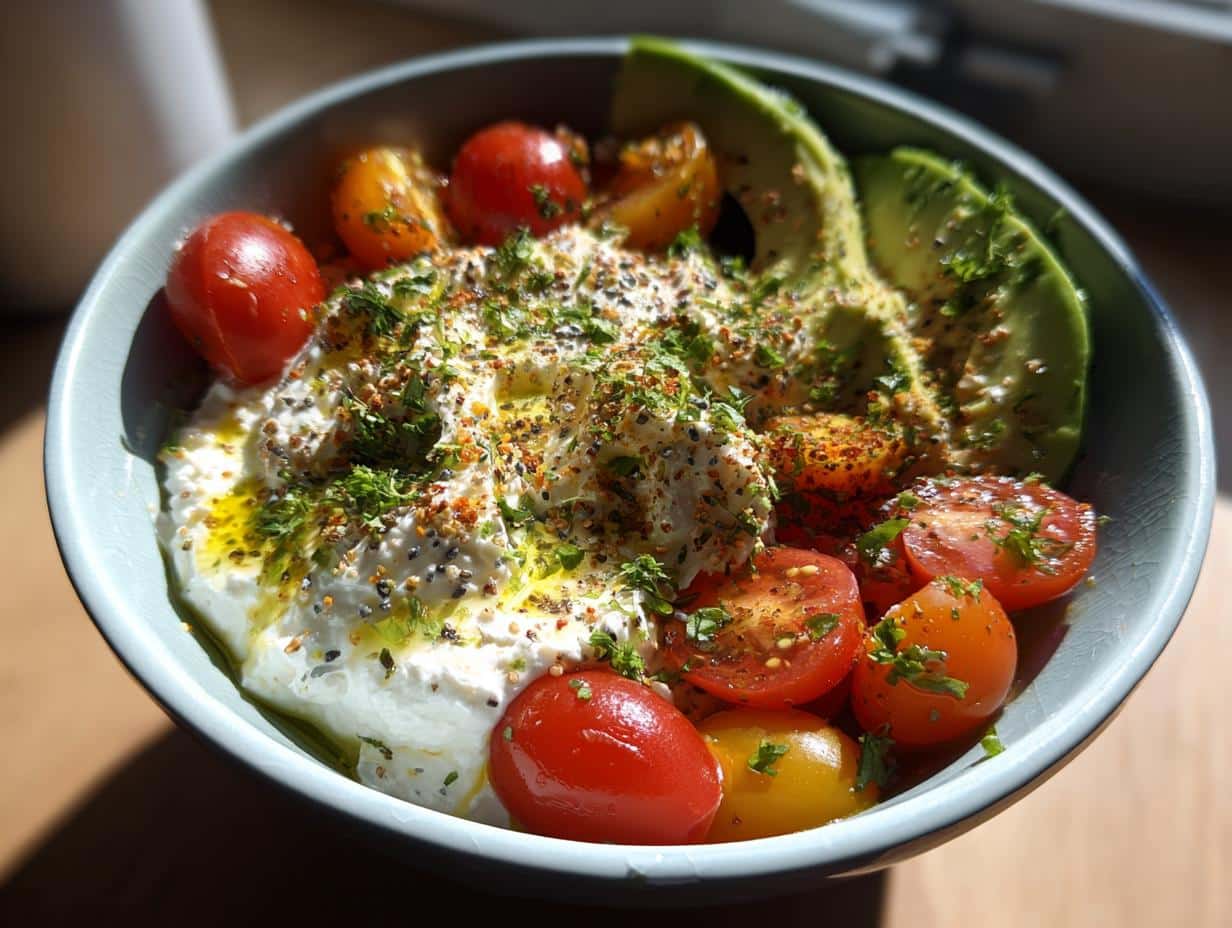 Cottage Cheese Everything Seasoning Bowl