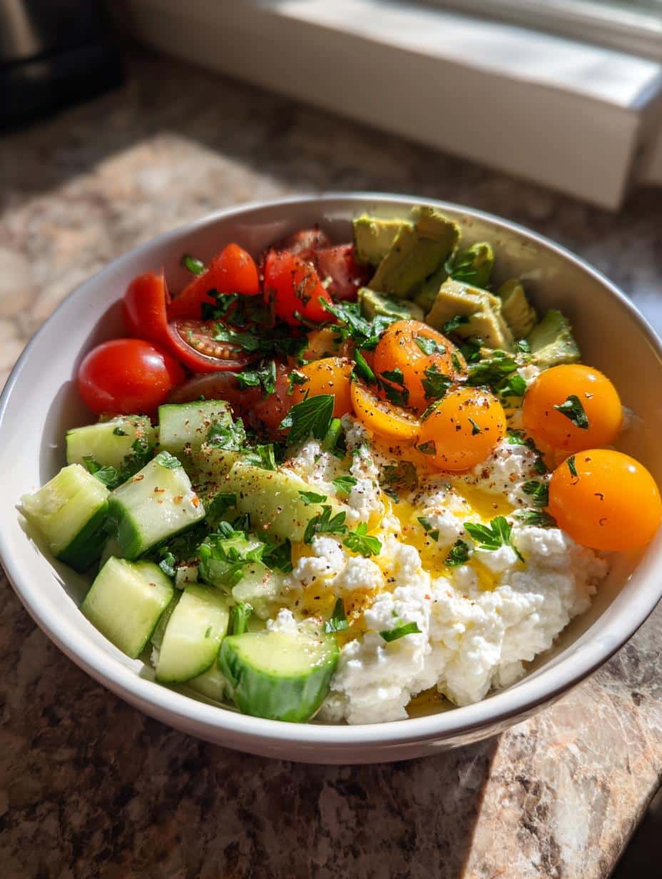 Cottage Cheese Greek Goddess Bowl - detail 1