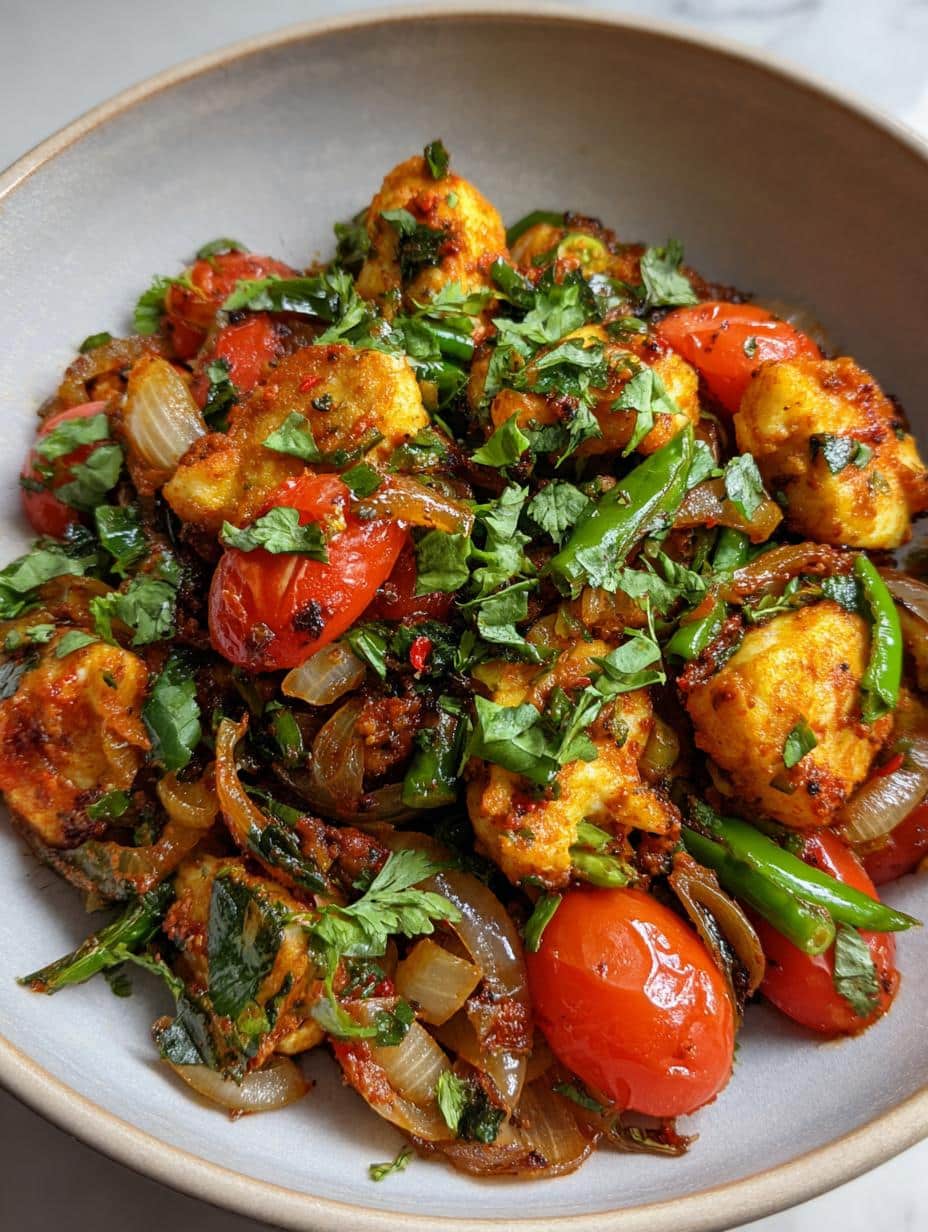 Cottage Cheese Indian Spice Bowl - detail 1