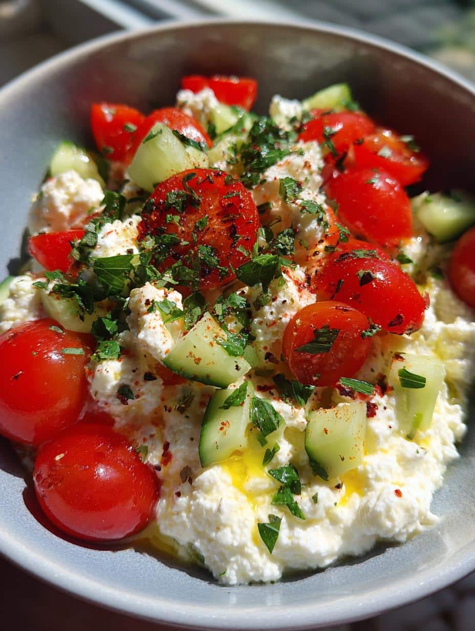 Cottage Cheese Italian Herb Bowl - detail 1