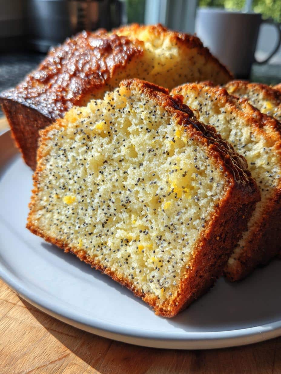 Cottage Cheese Lemon Poppy Seed Bread - detail 1