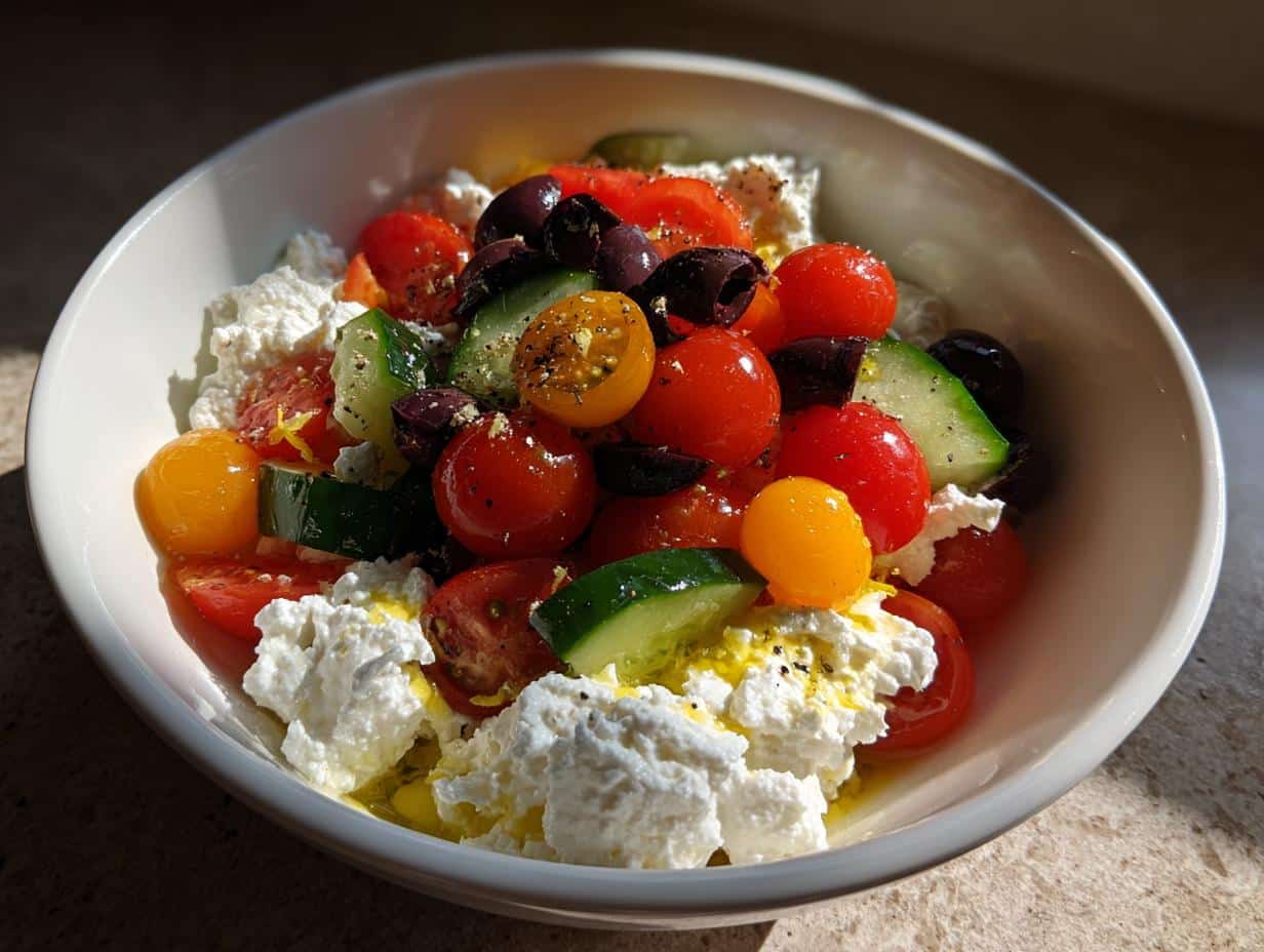 Cottage Cheese Mediterranean Mezze Bowl: 5 Fresh Reasons to Try 3 Cottage Cheese Mediterranean Mezze Bowl