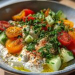 Cottage Cheese Middle Eastern Bowl