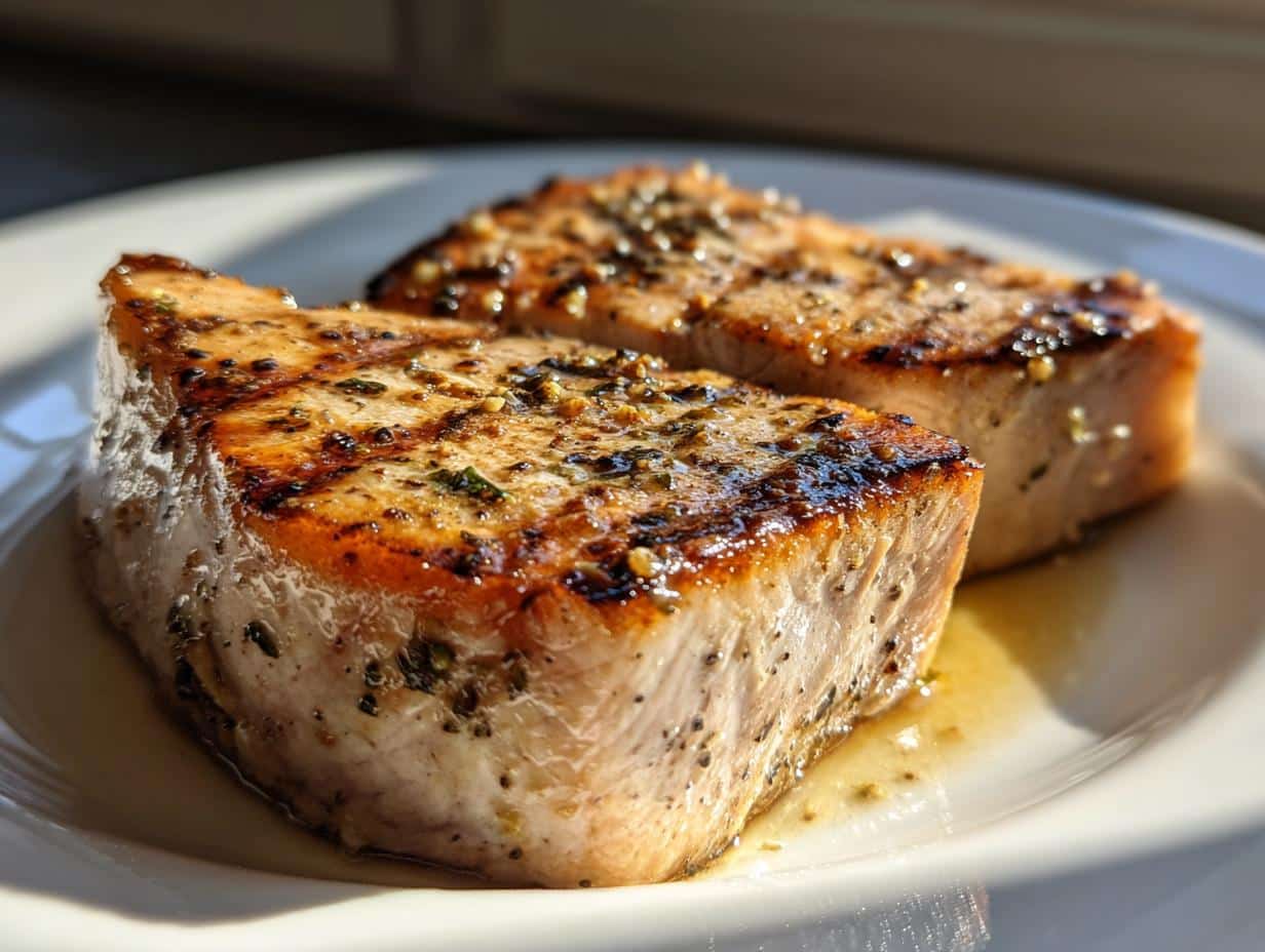 Grilled Swordfish Steaks (40g Protein)