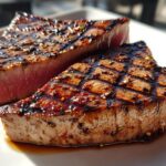 Grilled Tuna Steaks (45g Protein)