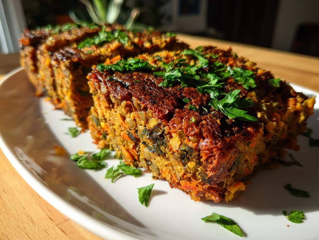 High-Protein Lentil Loaf
