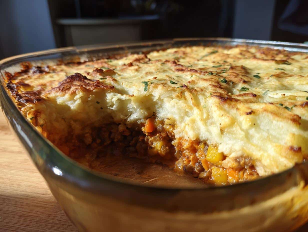 High-Protein Lentil Shepherd's Pie