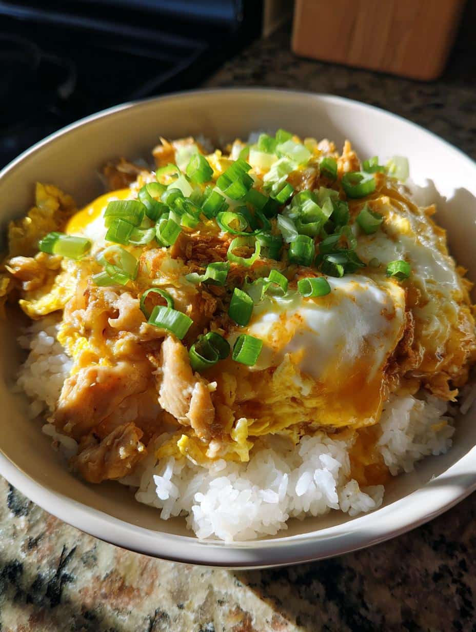 Japanese Chicken Oyakodon - detail 1
