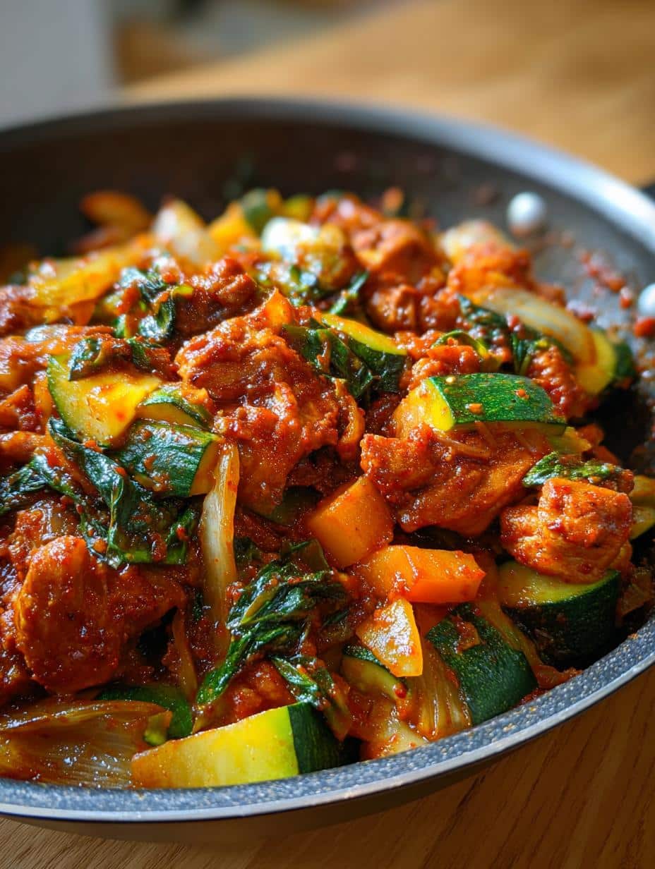 Korean Chicken Dak Galbi - detail 1