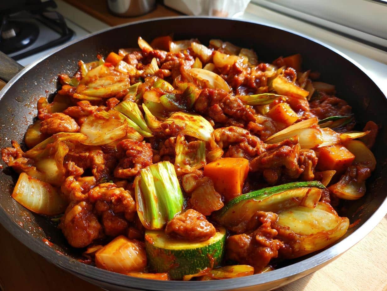 Korean Chicken Dak Galbi