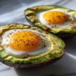 Protein Baked Eggs in Avocado