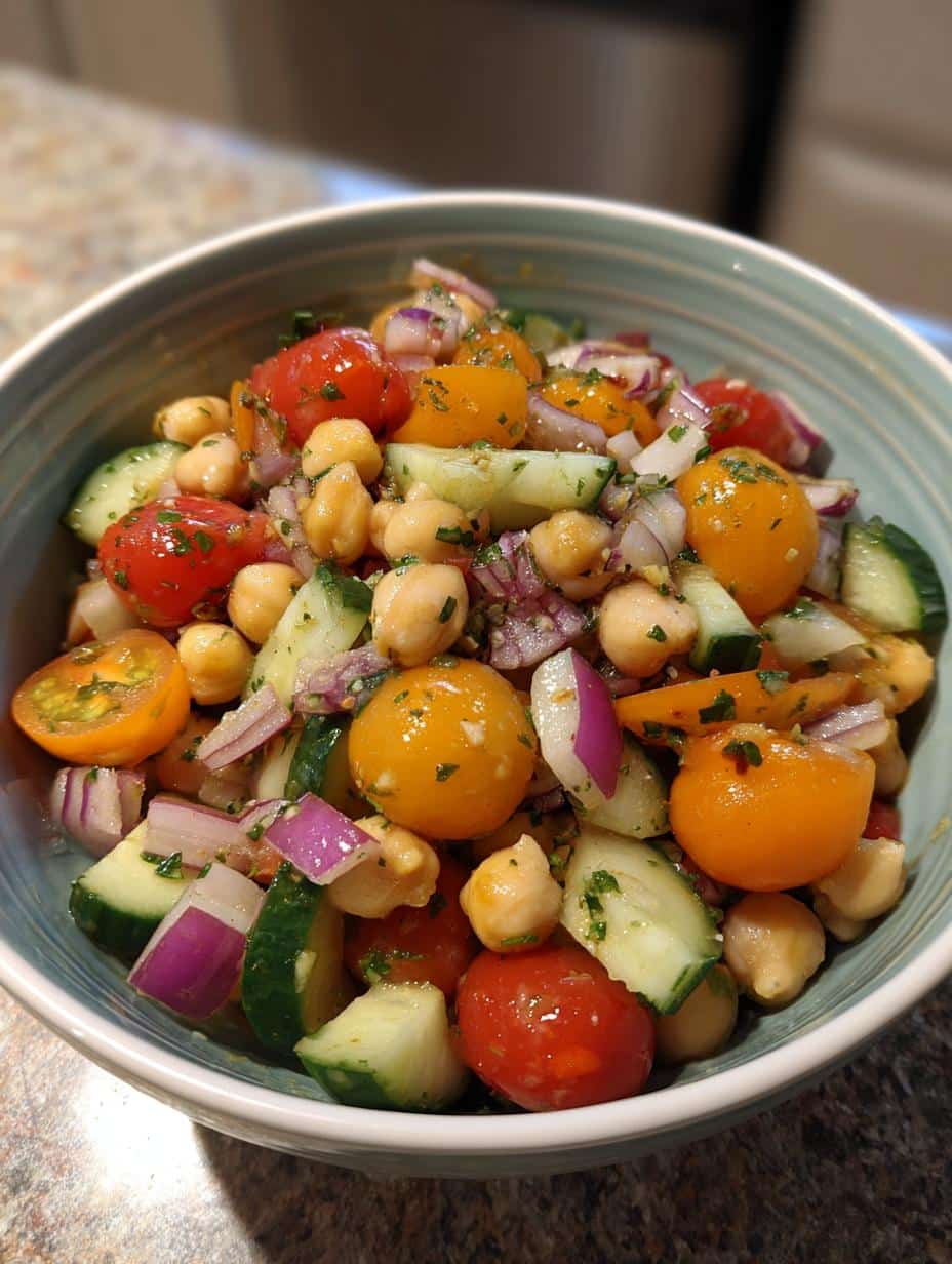 Protein Chickpea Pasta Salad - detail 1