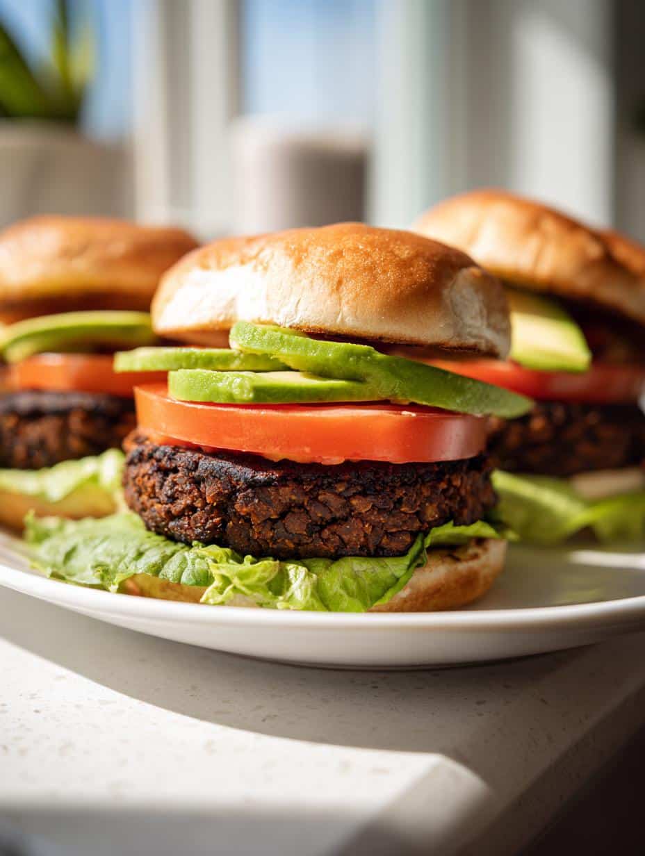 Protein-Packed Black Bean Burgers - detail 1