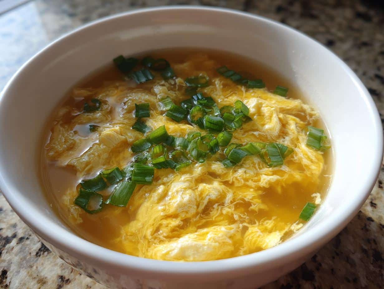 Protein-Packed Egg Drop Soup