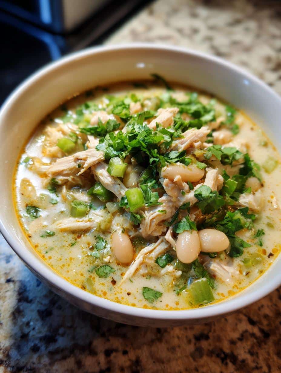 Protein White Bean Chicken Chili - detail 1