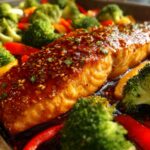 asian glazed salmon sheet pan