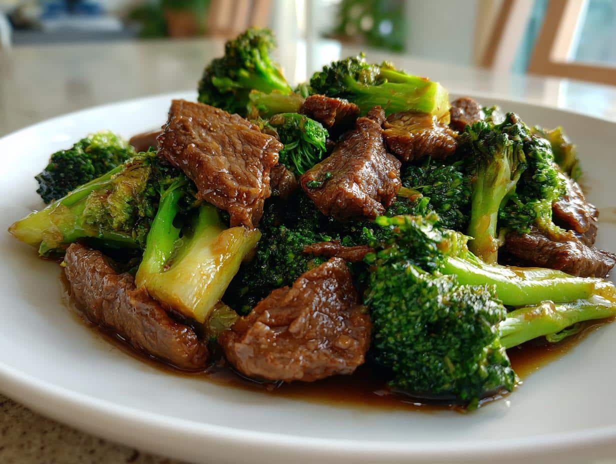 beef and broccoli stir fry