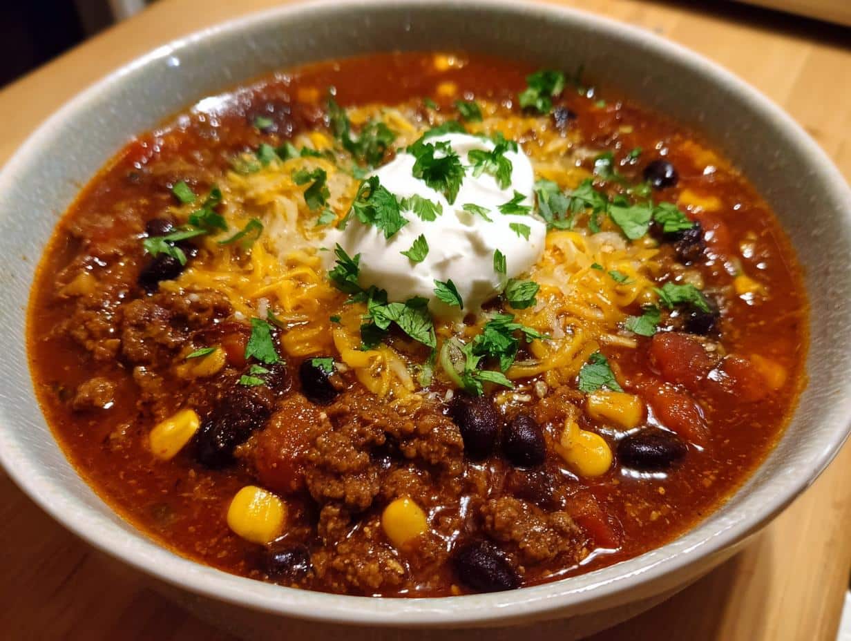beef enchilada soup slow cooker