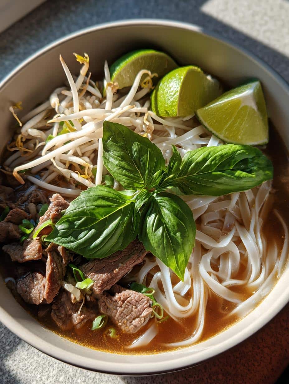 beef pho soup homemade - detail 1
