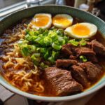 beef ramen noodle soup