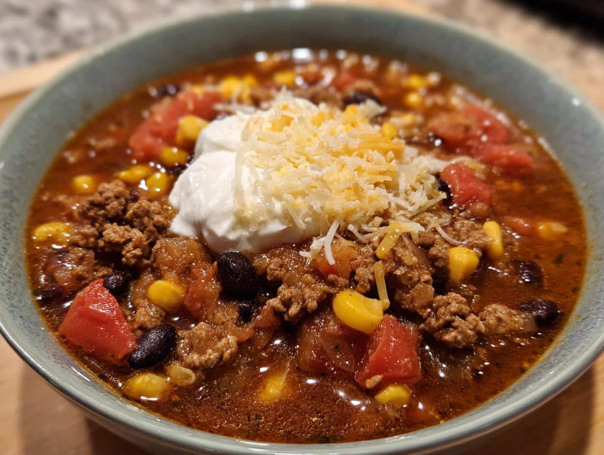 beef taco soup instant pot