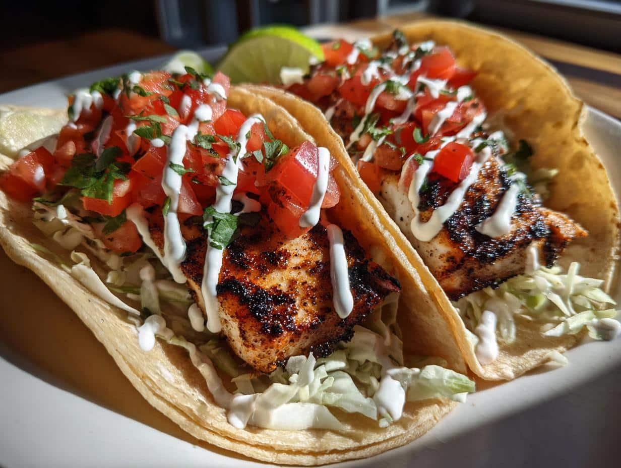 blackened mahi mahi tacos