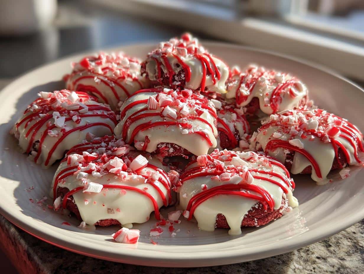 candy cane cookies striped