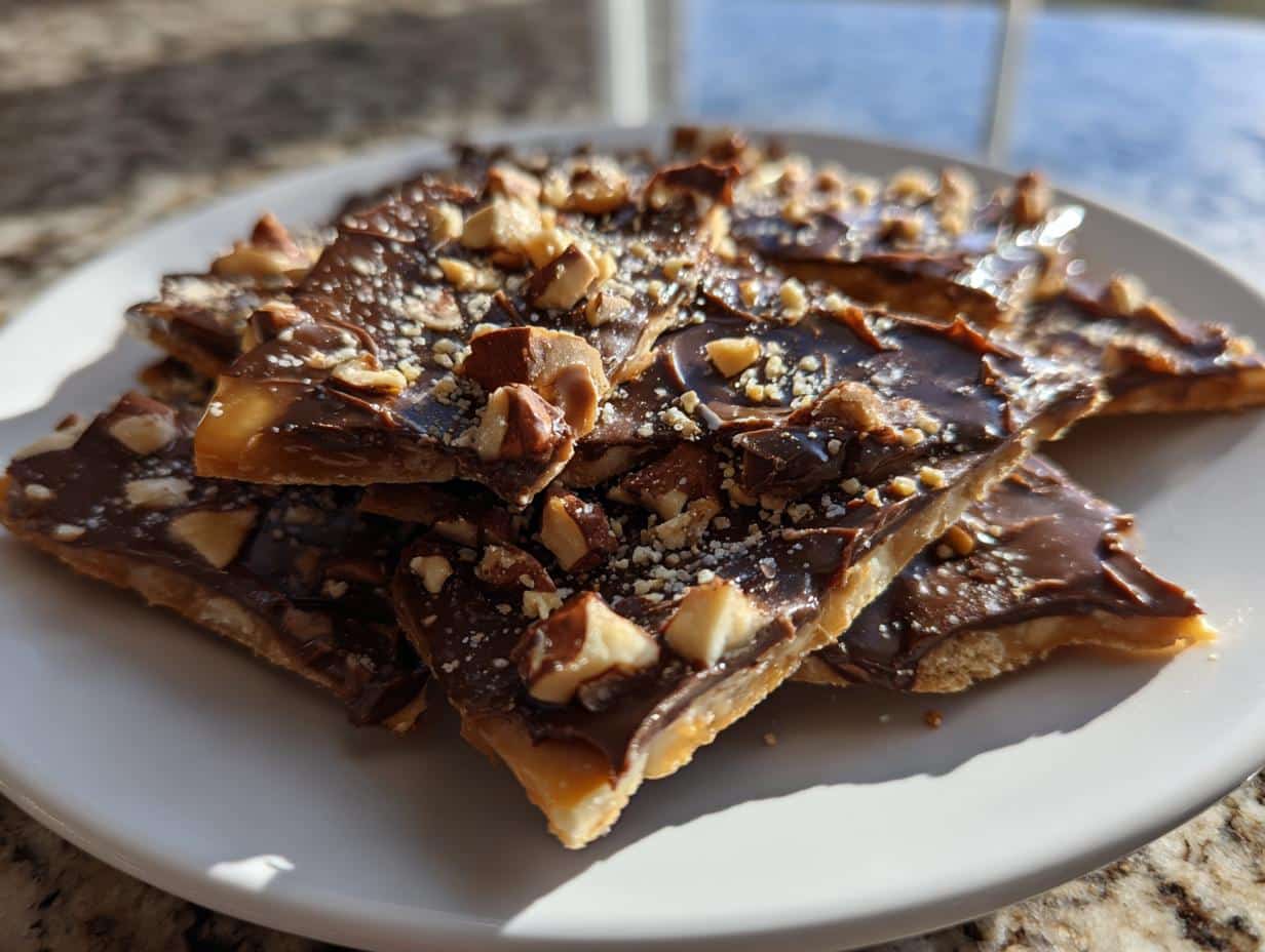 christmas crack saltines toffee