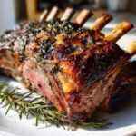 christmas crown roast lamb