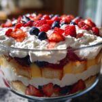 christmas trifle layered dessert