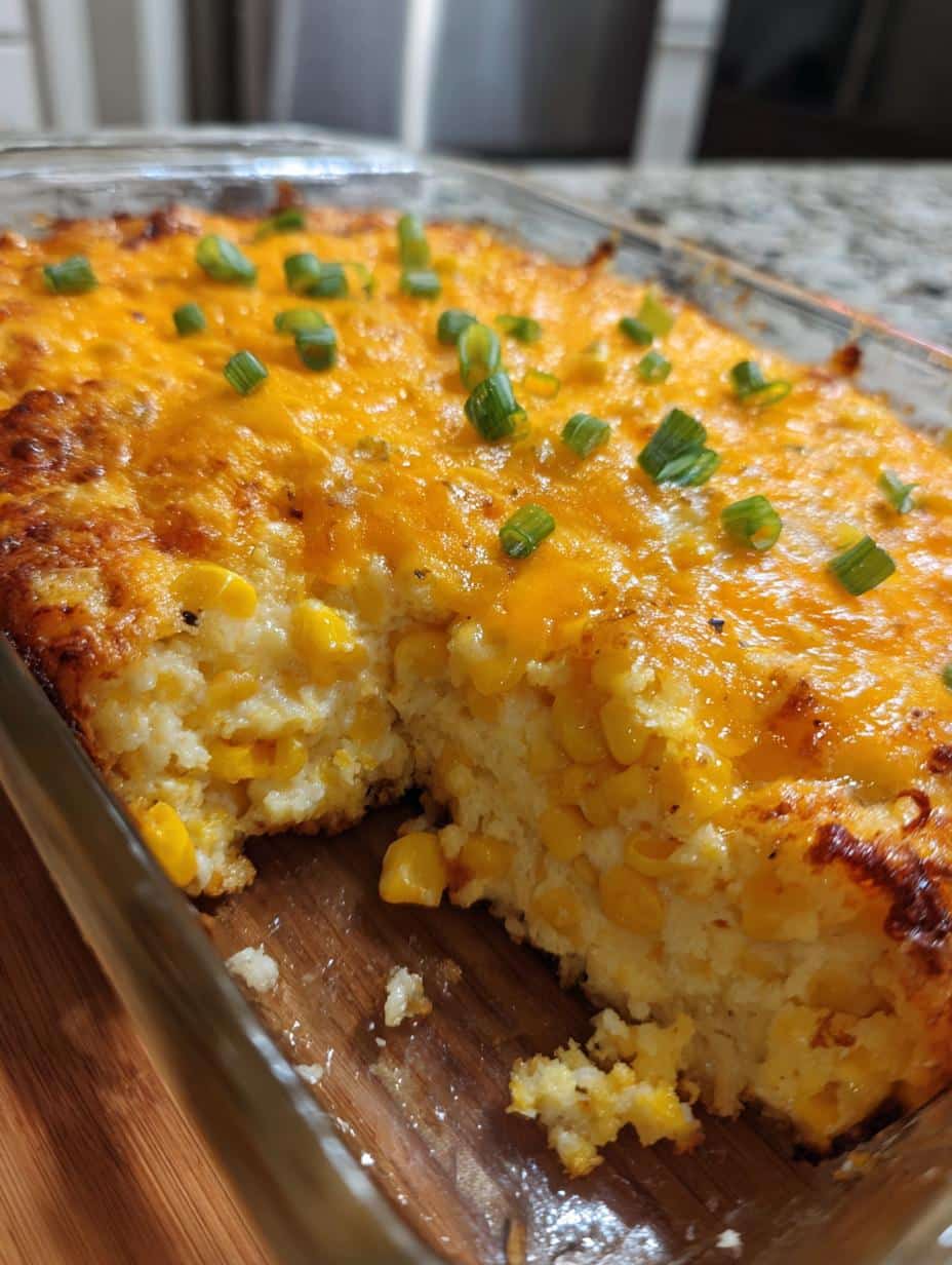 creamy corn casserole christmas - detail 1