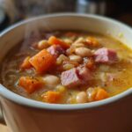 creamy ham and bean soup