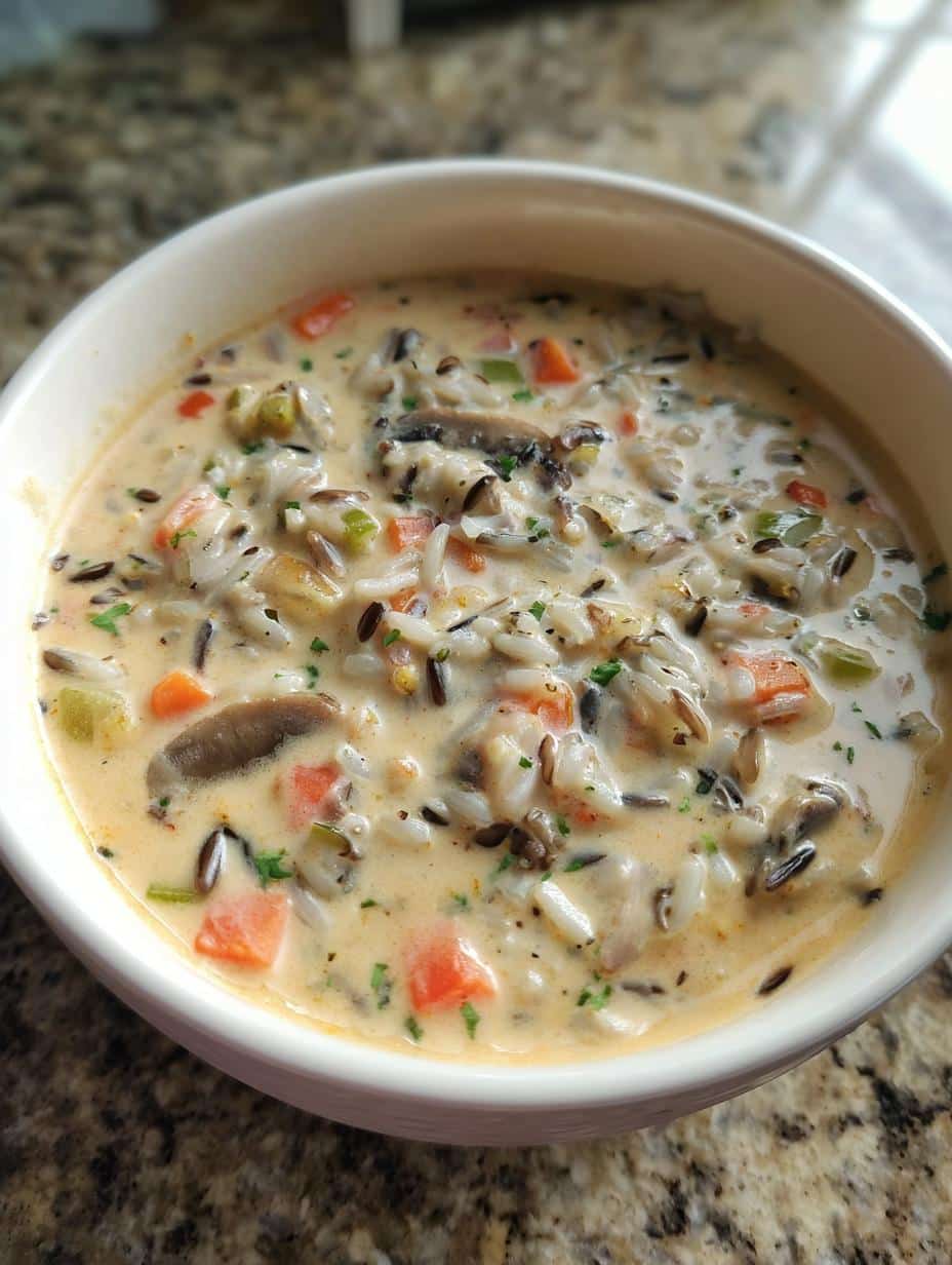 Creamy Mushroom Wild Rice Soup: 5 Reasons to Savor It 5 creamy mushroom wild rice soup - detail 1