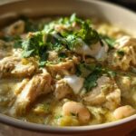 creamy white chicken chili verde
