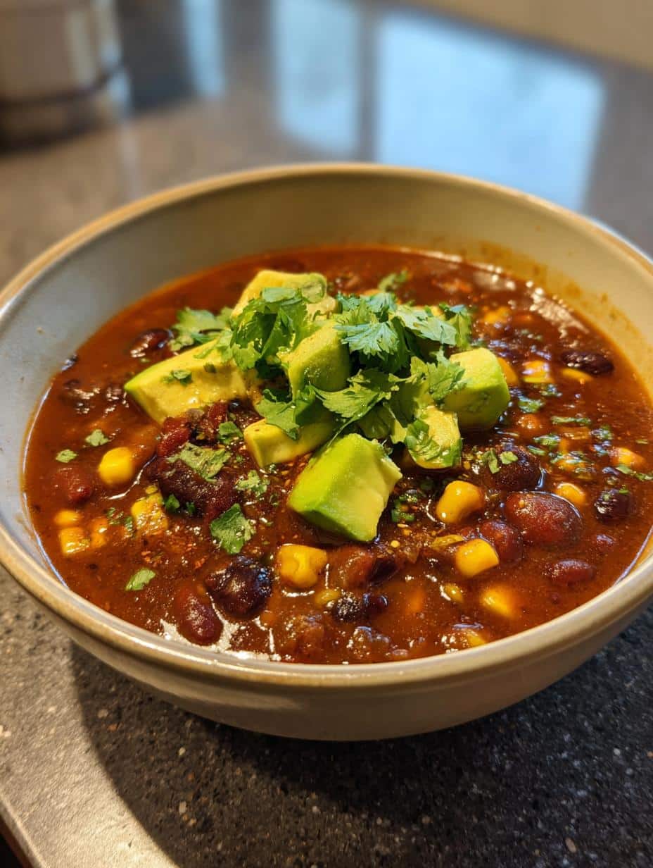 cuban black bean soup - detail 1