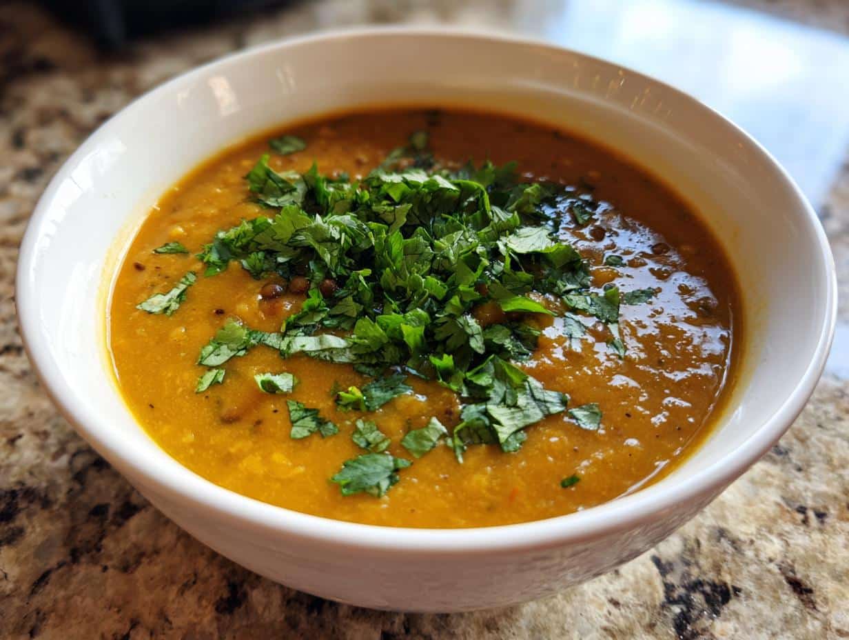 curried lentil soup coconut