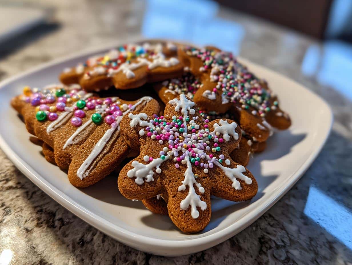 gingerbread cookies decorated