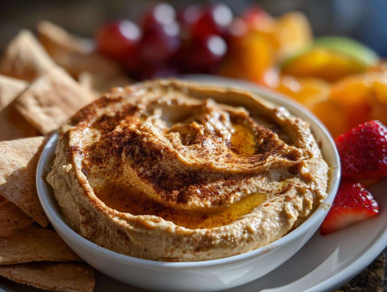 gingerbread hummus dip