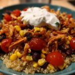 high protein buffalo chicken bowls