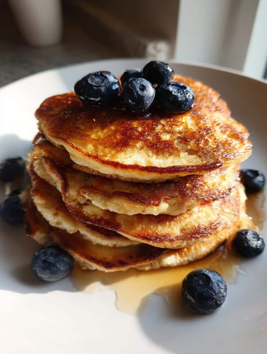 high protein cottage cheese pancakes - detail 1