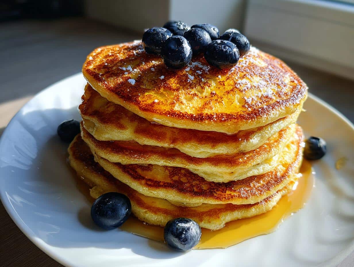 high protein cottage cheese pancakes