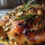holiday roasted chicken garlic herbs
