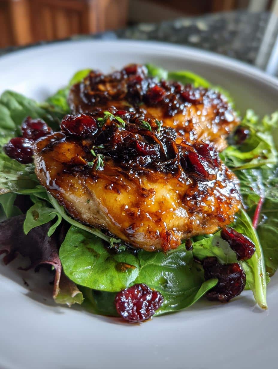 Honey Balsamic Christmas Chicken Magic in 40 Minutes 4 honey balsamic christmas chicken - detail 1