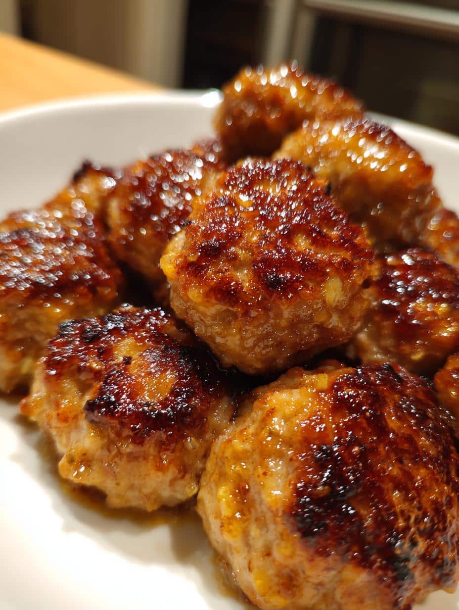 honey mustard chicken meatballs: 5 flavors that wow 4 honey mustard chicken meatballs - detail 1